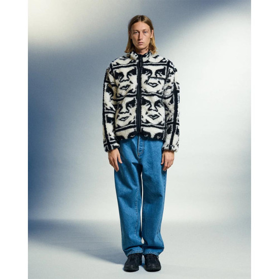 Obey Ανδρικό μπουφάν Repeated Icon Sherpa Jacket